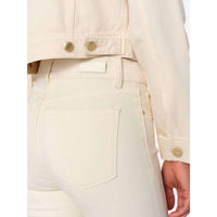 DL1961 - Women's Mara Straight Mid Rise Instasculpt Ankle Jeans in ecru - women's jeans - view 5