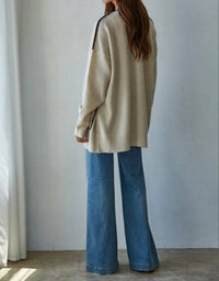 By Together - Lotte Contrast Stitch Cardigan