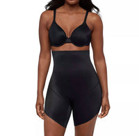 Miraclesuit Show Stopper Slanted Hem Shaping High Waisted Short in black - women's intimate