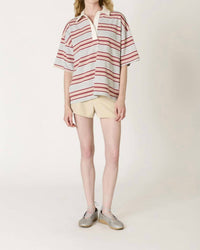 Nia - Ronda Striped Rugby Top