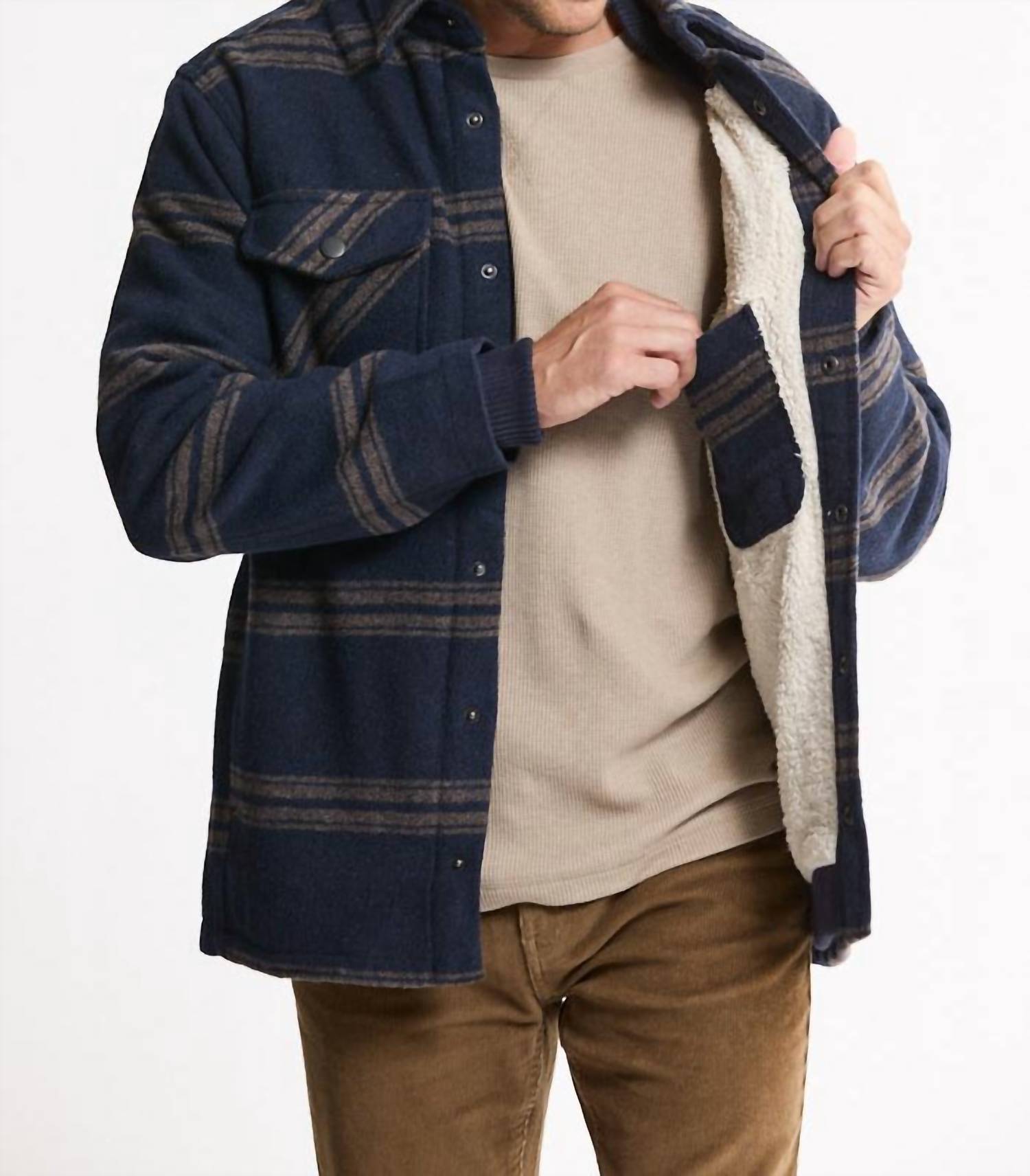 Jachs New York - Sherpa Lined Wool Blend Jacket