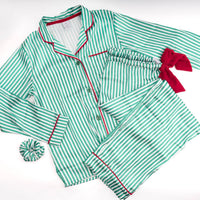 8 Oak Lane - Satin Pajama Pant Set
