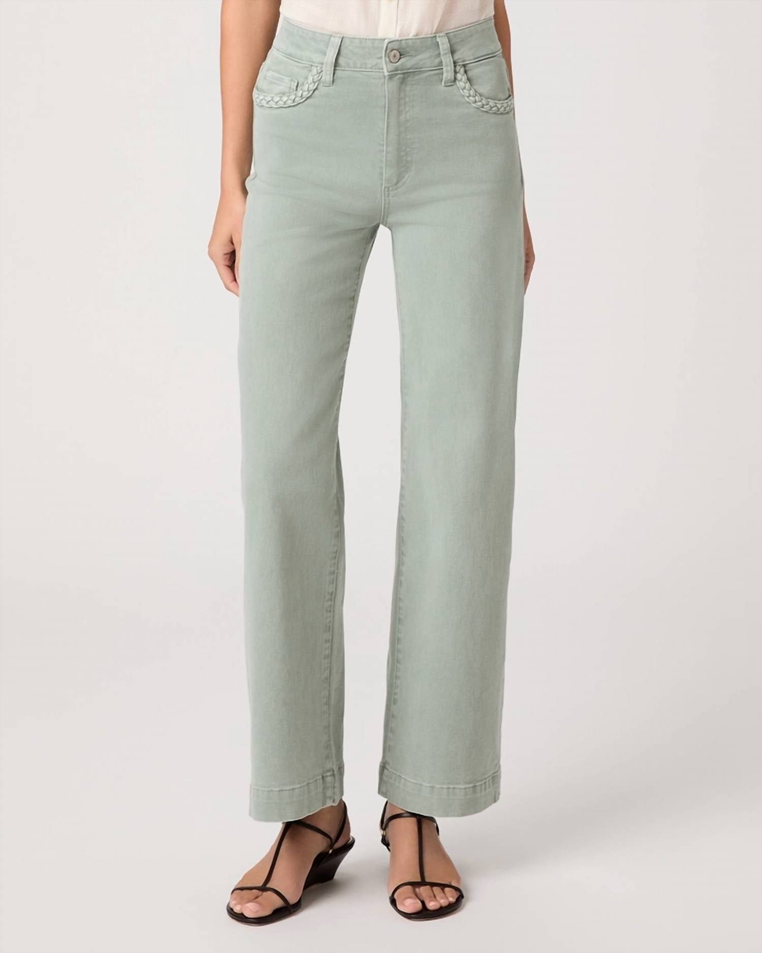 Paige - Anessa 31" Wide Leg Jeans