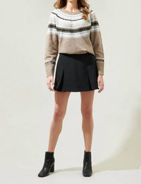 Sugarlips - McNeal Fair Isle Crewneck Sweater