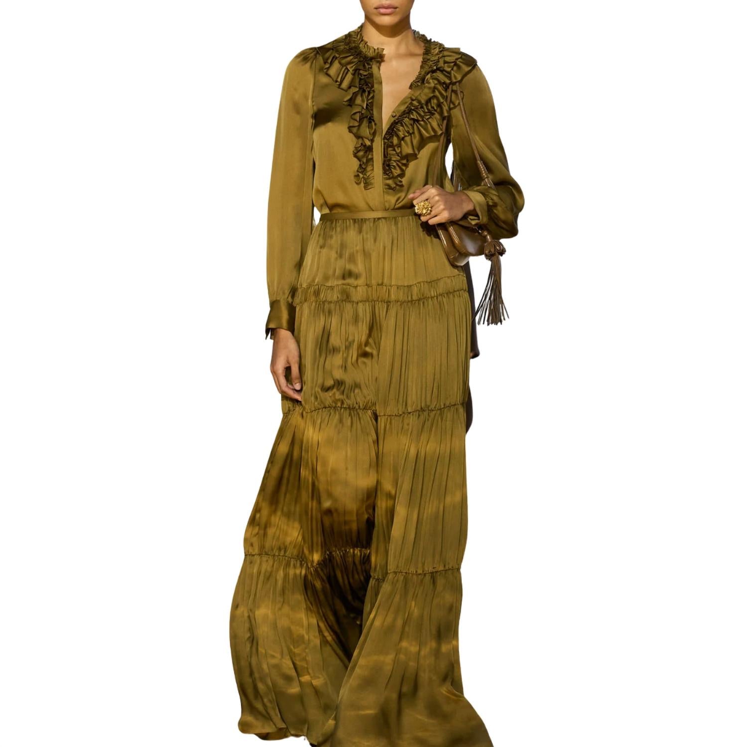 Ulla Johnson - Rouen Silk Ruffle Blouse