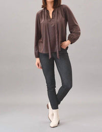 Lola & Sophie - Zoe Leatherette Top