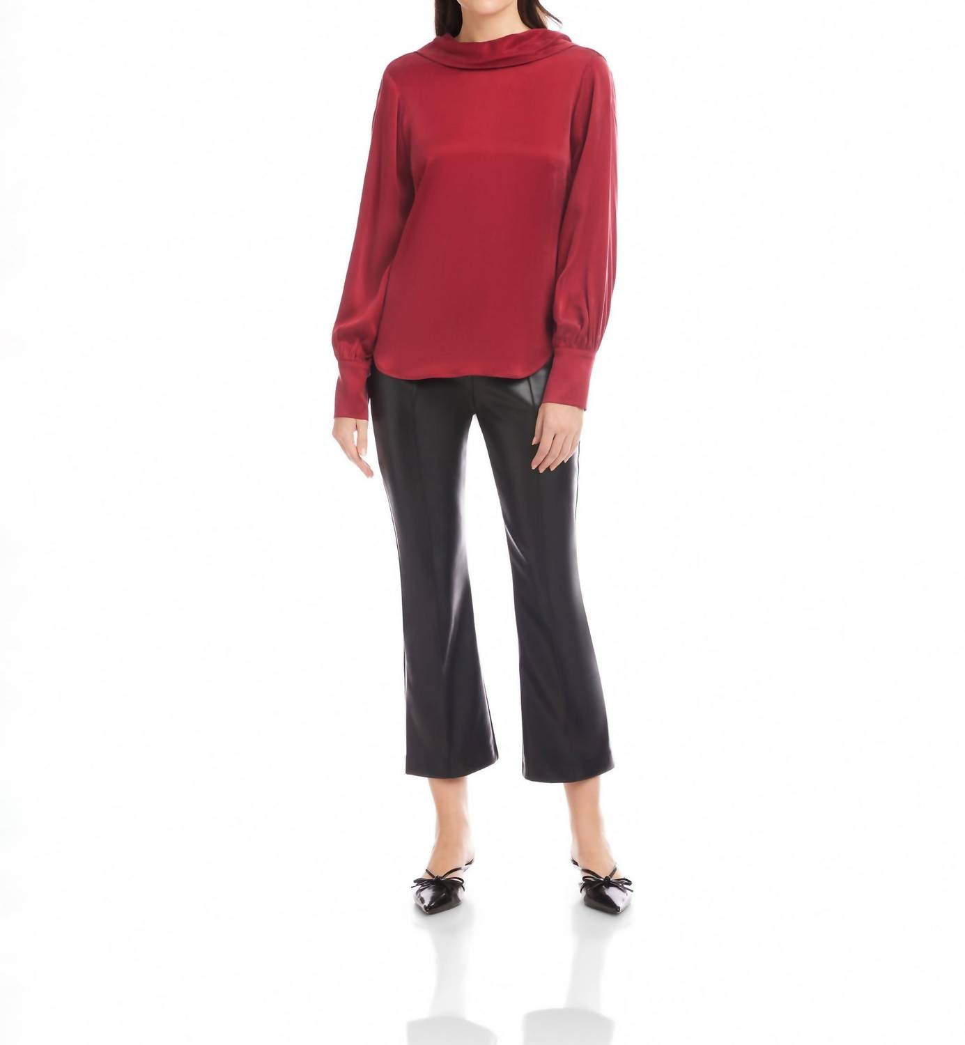 Fifteen Twenty - Camille Cowl Back Top