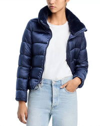 Save The Duck - Mei Faux Fur Trim Quilted Jacket