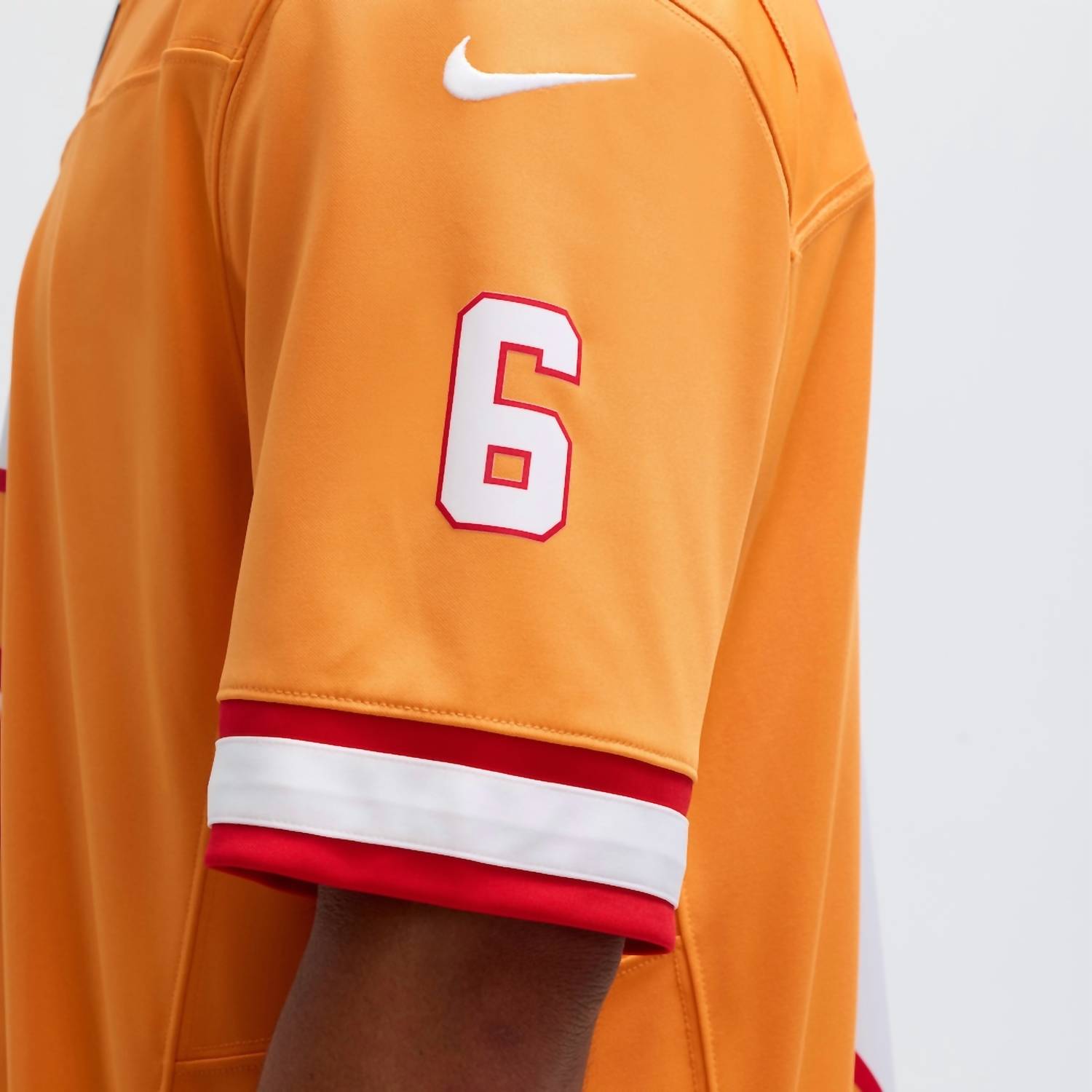 NIKE Baker Mayfield Jersey Tee in orange - men's t-shirt - view 7