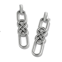 Brighton - Women's Interlok Braid Post Drop Earrings