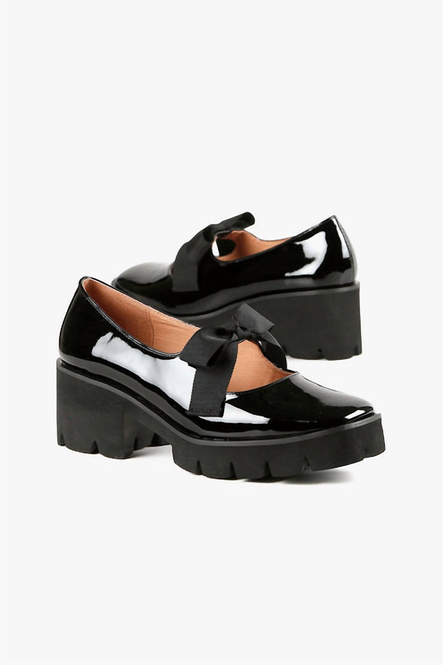 ALL BLACK Women's Tap And Lugg Shoe in black - women's flats - view 4