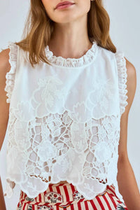 Hunter Bell - Francesca Cropped Top
