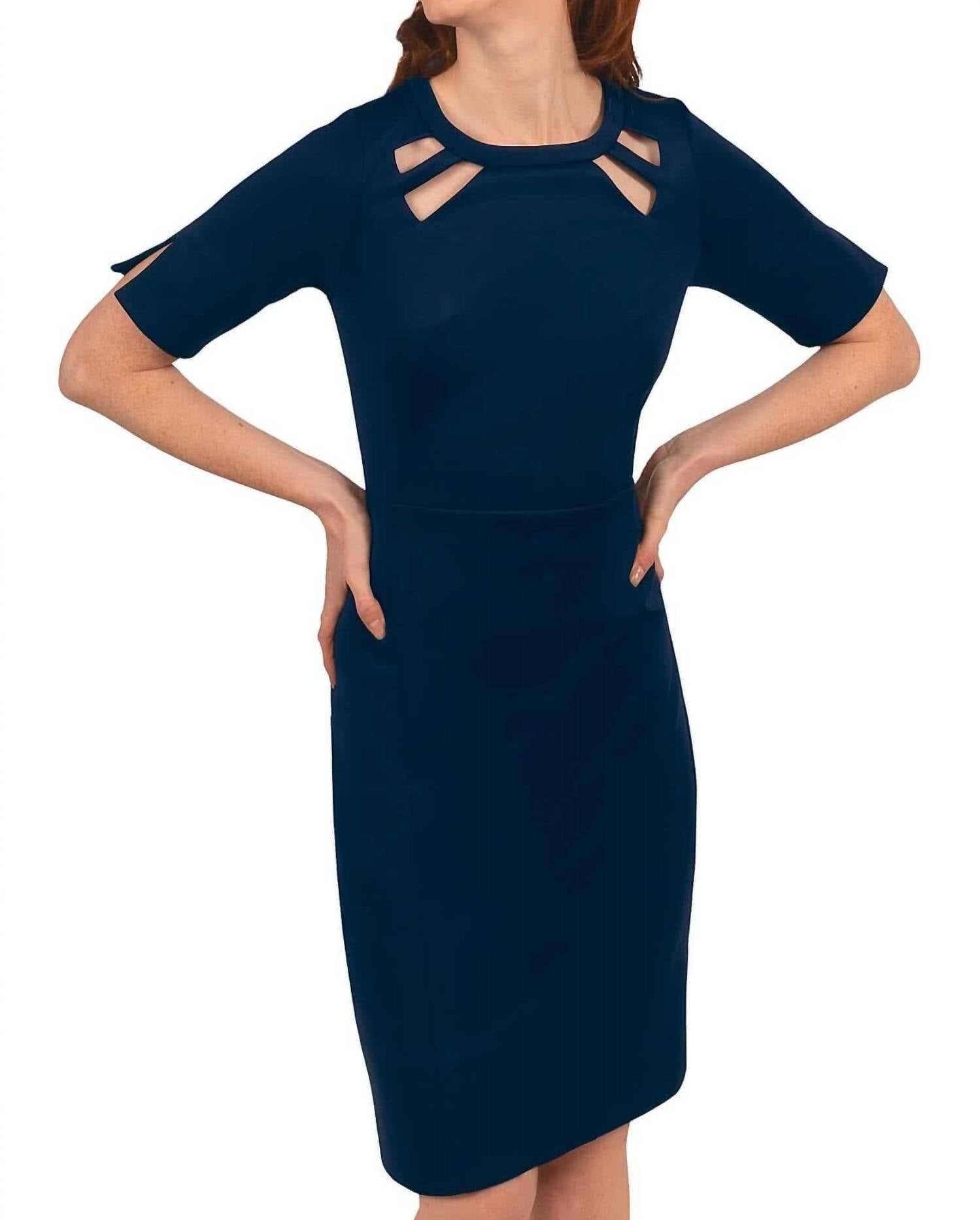 Gretchen Scott - JERSEY PEEK A BOO DRESS