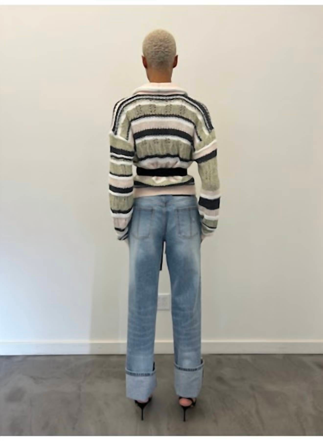 Hellessy - Meyer Stripe Belted Wrap Cardigan