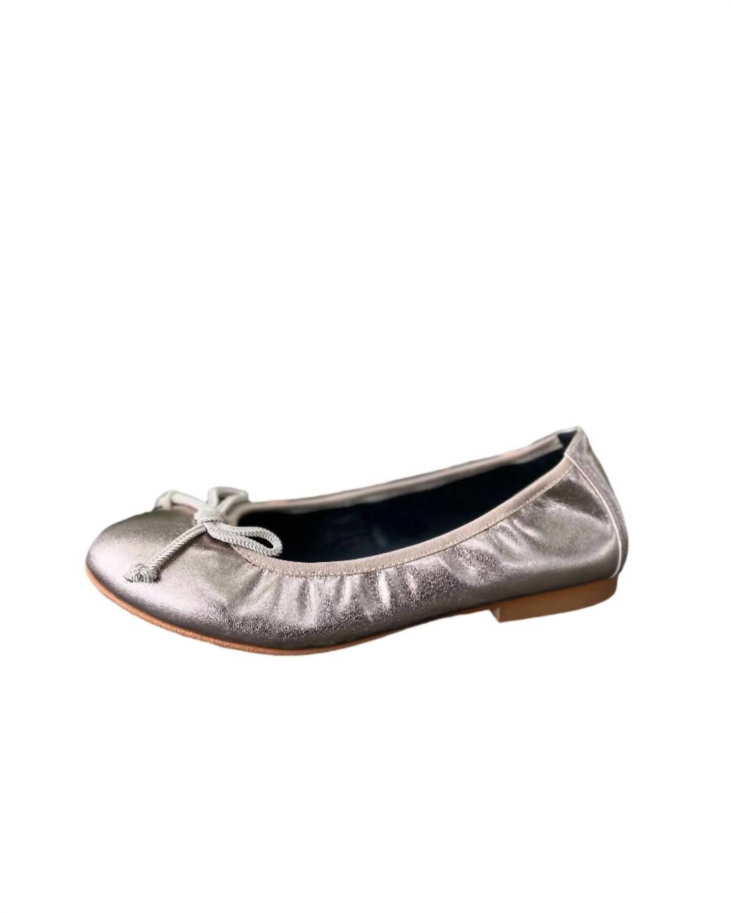 Blublonc - Girls Luisa Leather Ballet Flat Shoes