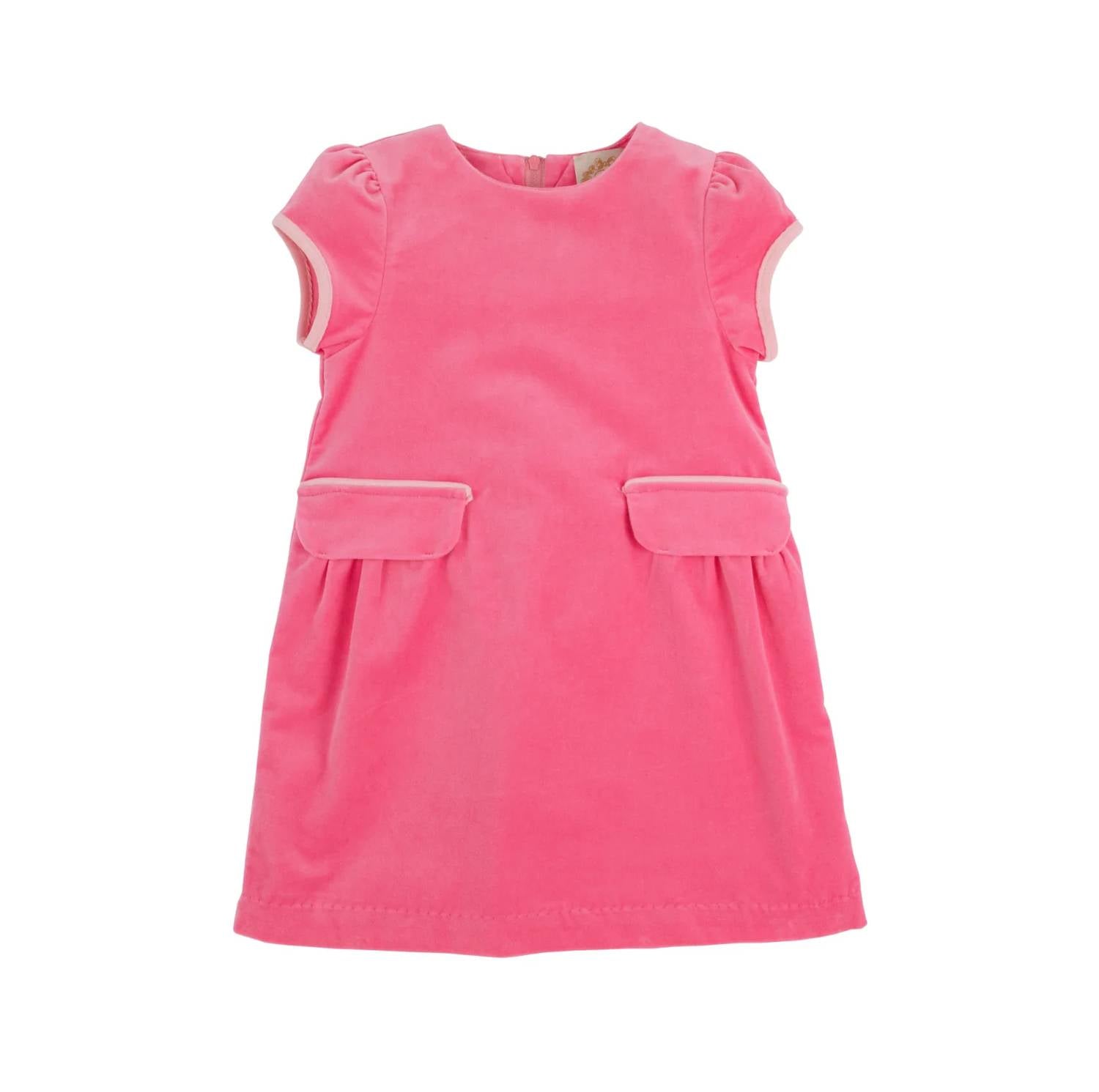 The Beaufort Bonnet Company - Betts Bow Dress- Velveteen