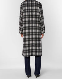 Velvet Heart - Myrtle Single Button Plaid Coat