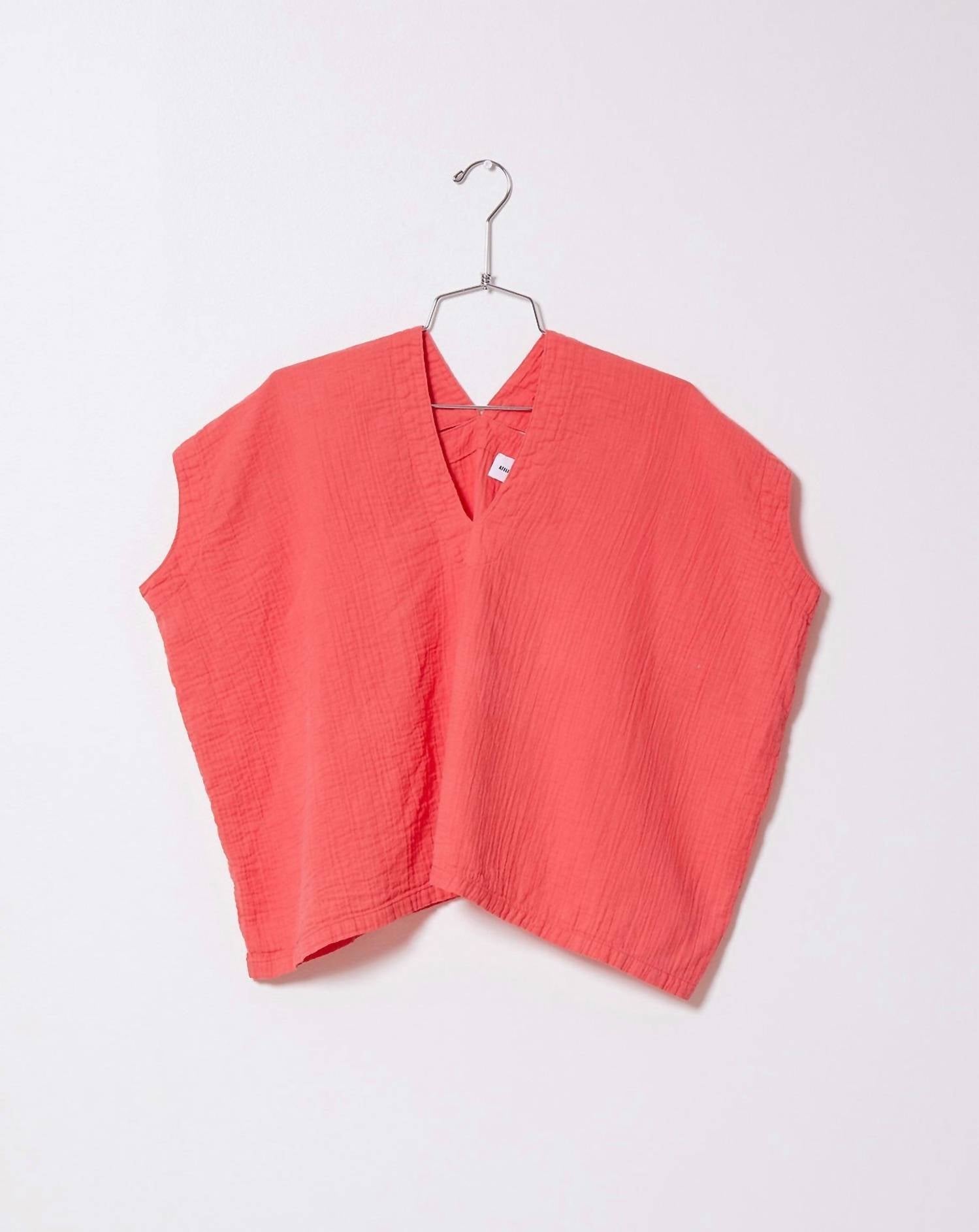 Atelier Delphine Women's Celeste Top in living coral - women's shirt