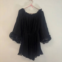 Blue B - Pleated Off Shoulder Romper