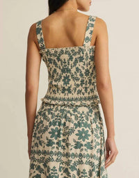 Z Supply - Leya Tera Paisley Smocked Top