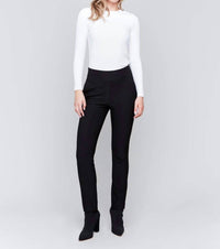 Charlie B - Gutsy Crepe Slim Dressy Pant