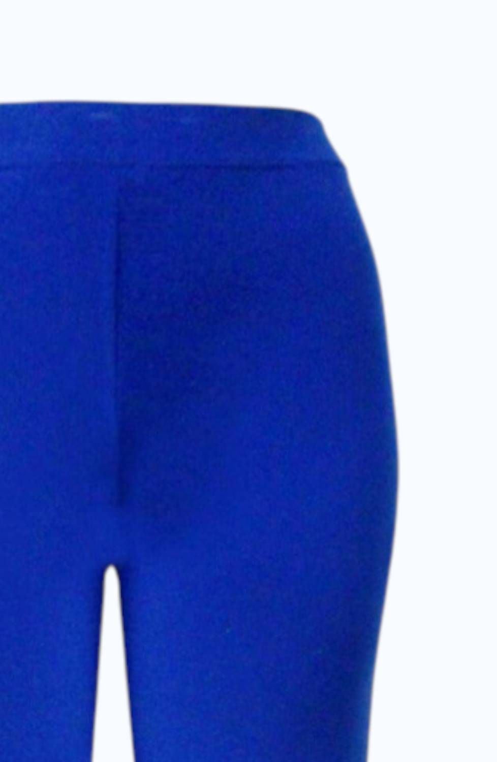 Valentina Women's Soft Knit Pant in royal blue - women's pants - detail view