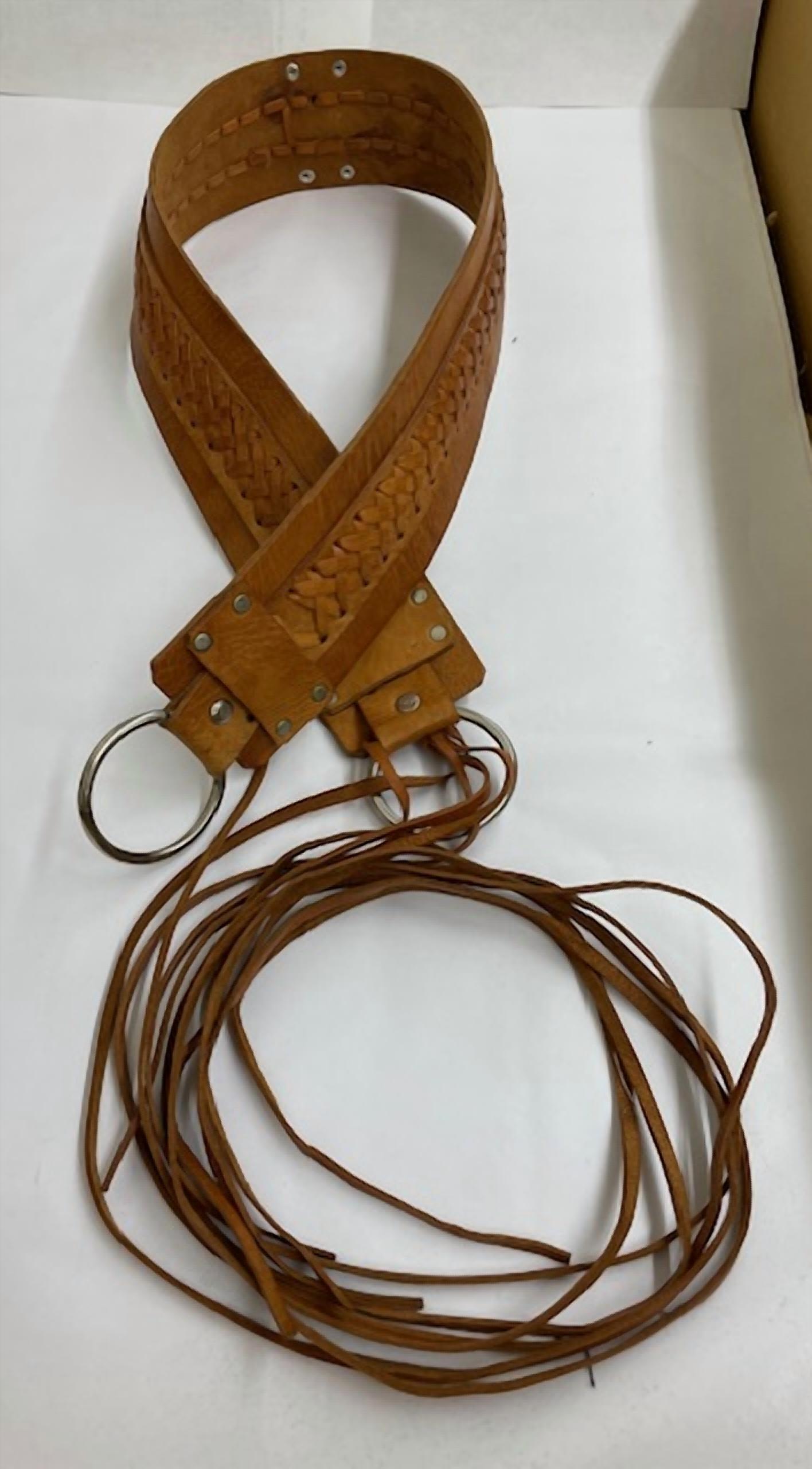 Dairi - Women's Double Loop Leather Belt