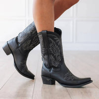 Lane Boots Women's Sandaga Midi Boots in jet black - women's shoe - view 9