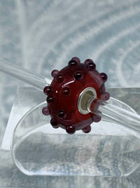 Trollbeads Women's Berries Glass Bead Charm in red - women's accessory - detail view
