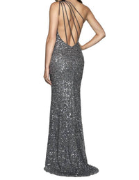 Blush Prom - Hand Beaded One Shoulder Evening Dress