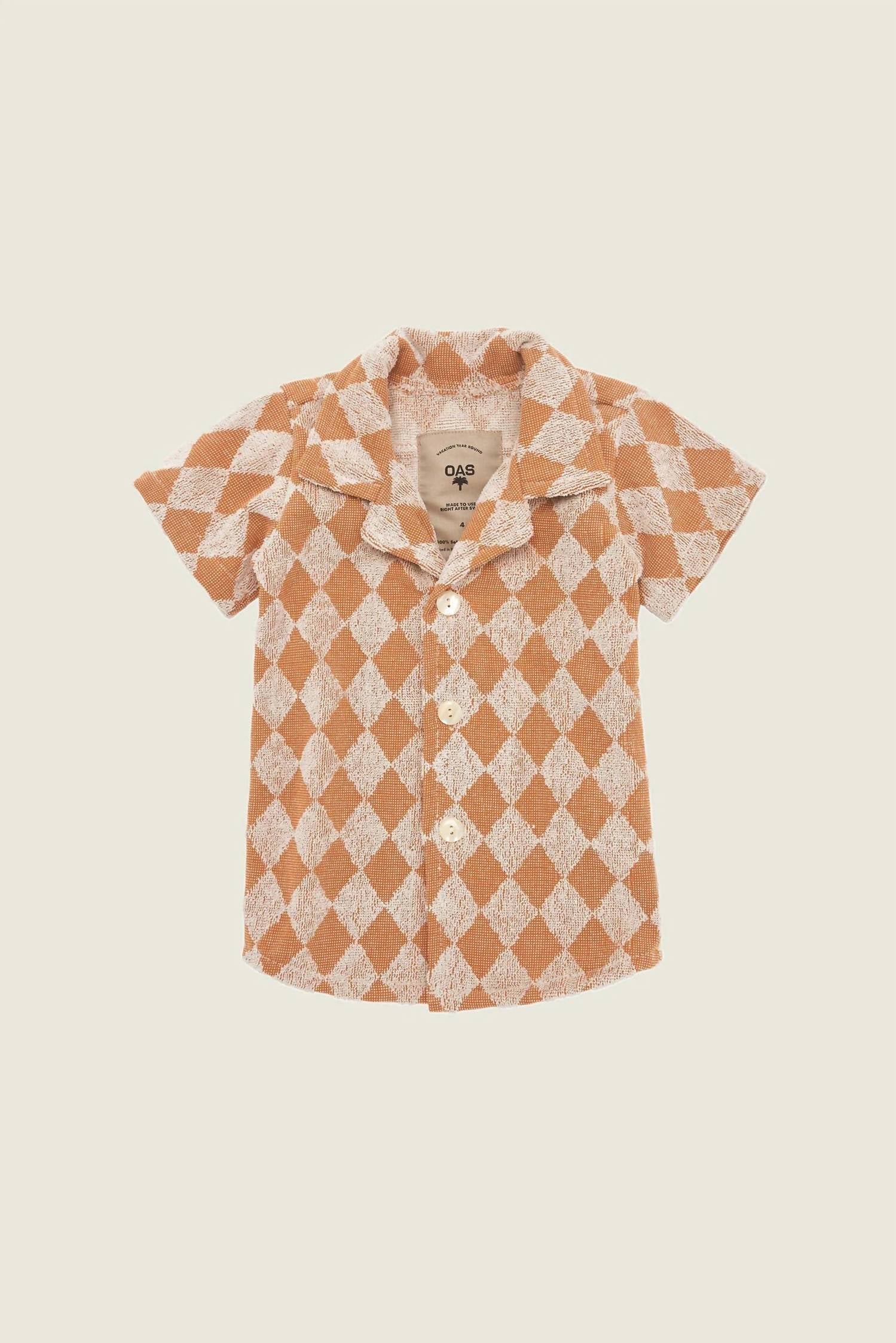 Oas - Kids' Diamond Cuba Terry Shirt