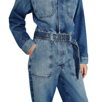AG Jeans Women's Ryleigh Jumpsuit in denim - women's pants - view 4