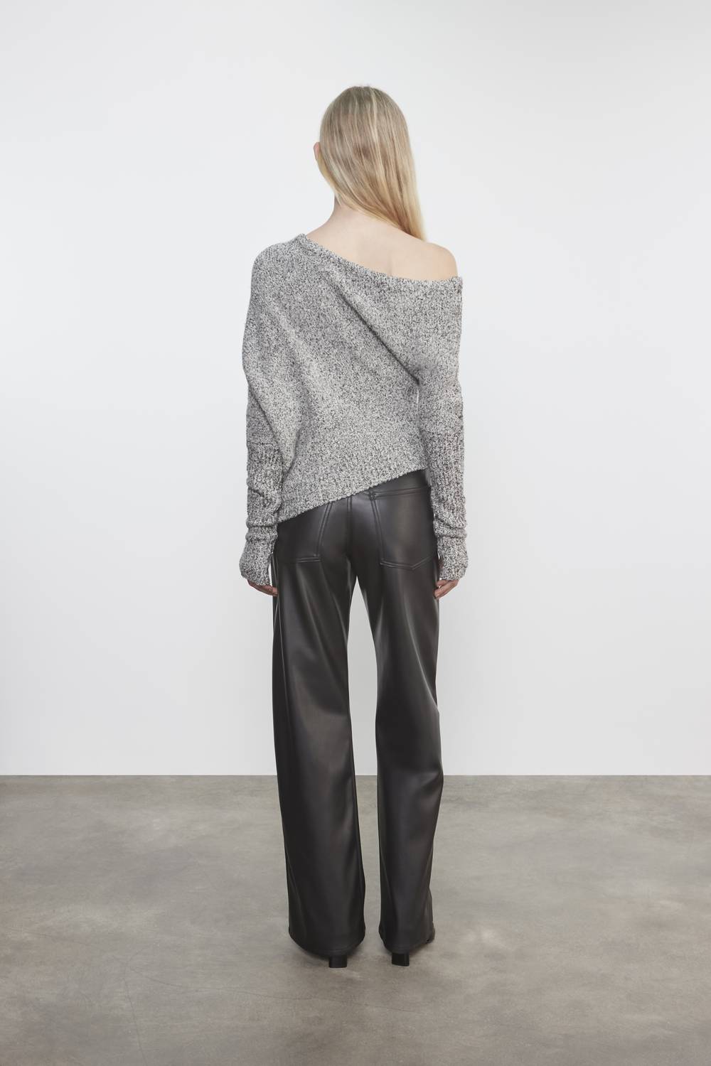 Enza Costa - BOUCLE KNIT SLOUCH SWEATER