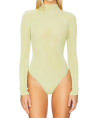 SER.O.YA Lilia Top in green tea - women's shirt - detail view