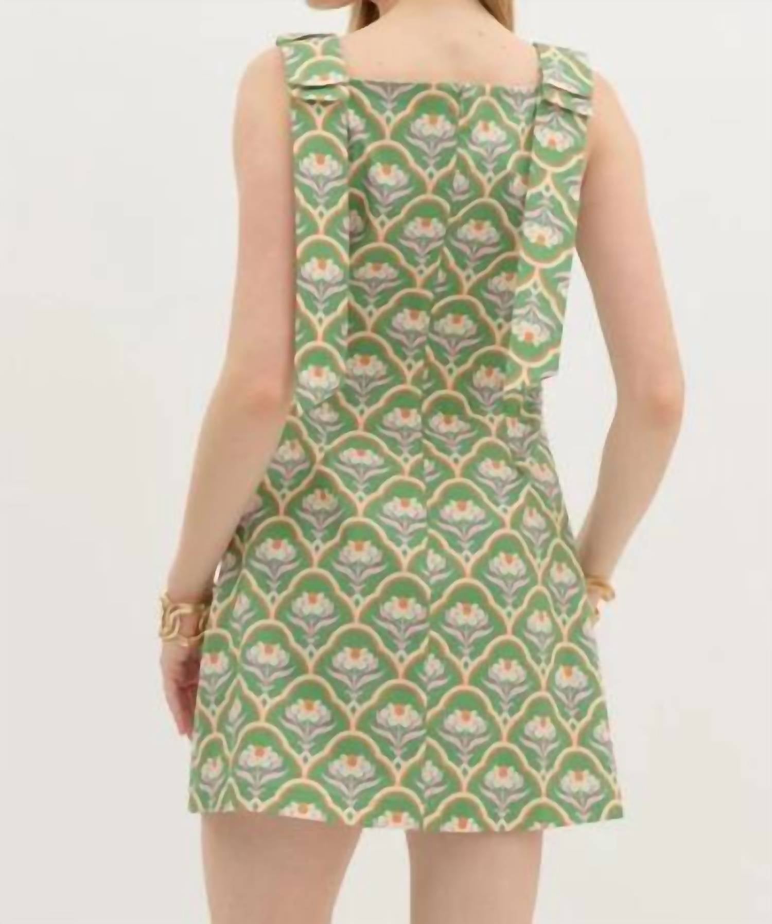 Entro - Bow Shoulder Dress