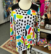 Multiples - Women's Modern Art Tunic Top