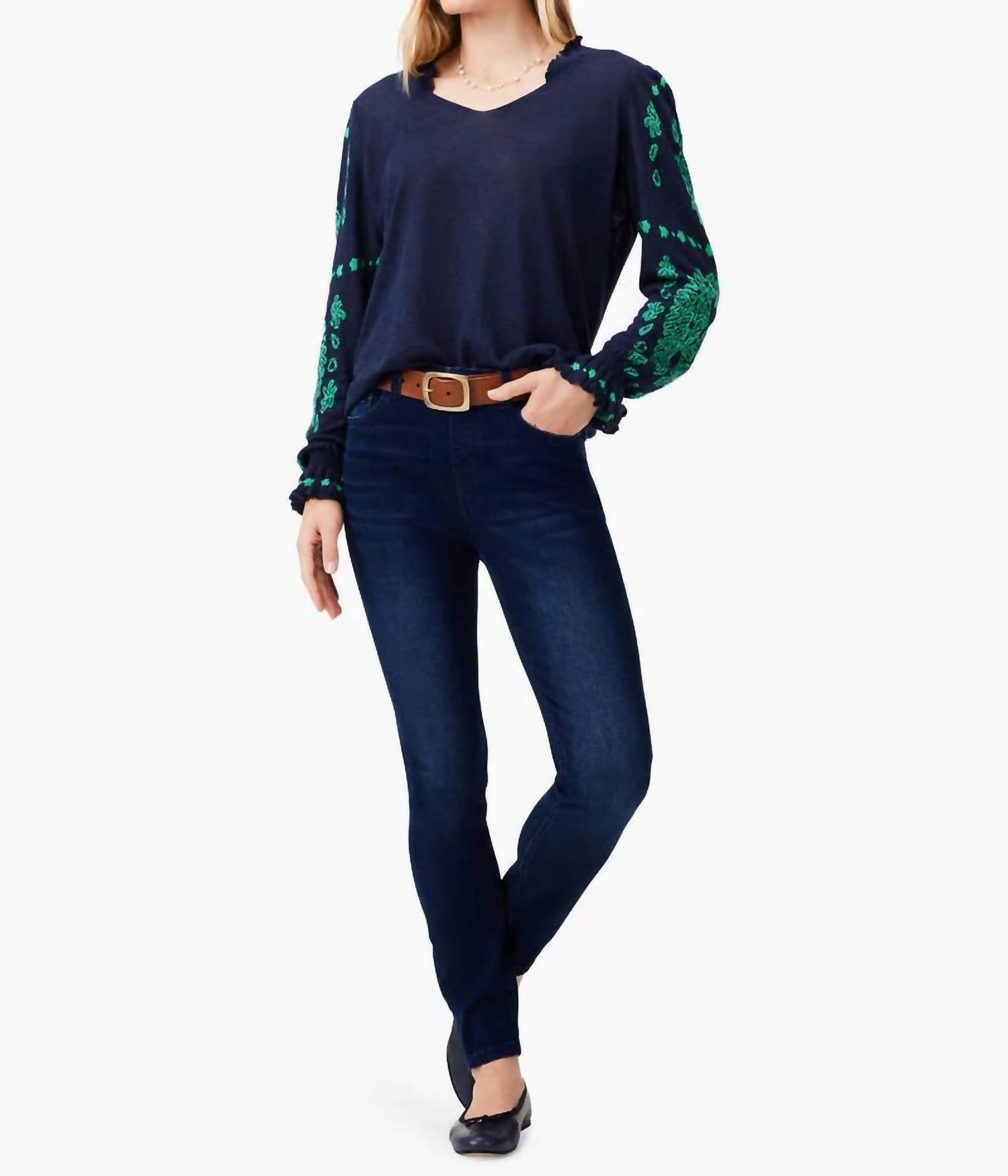 Nic + Zoe - Oceanic Long Sleeve Sweater