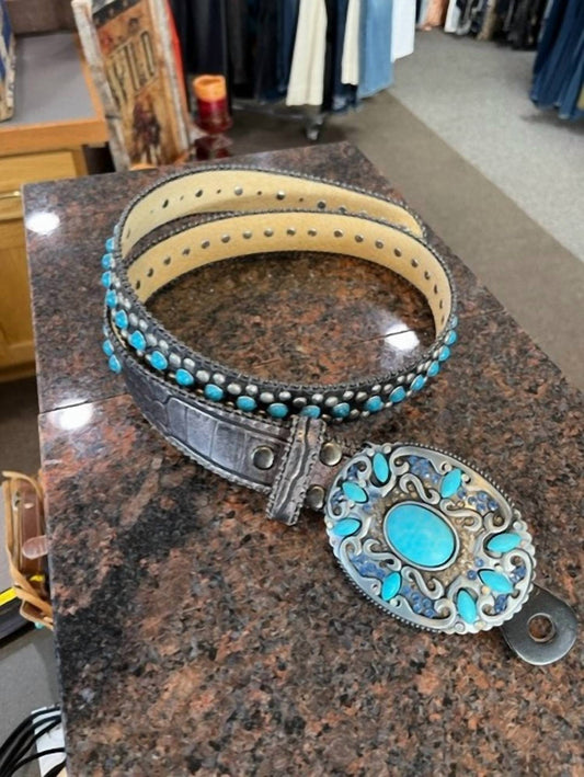Angel Ranch - Women's Genuine Leather Belt