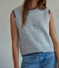By Together - Women's Valencia Sleeveless Sweater Vest
