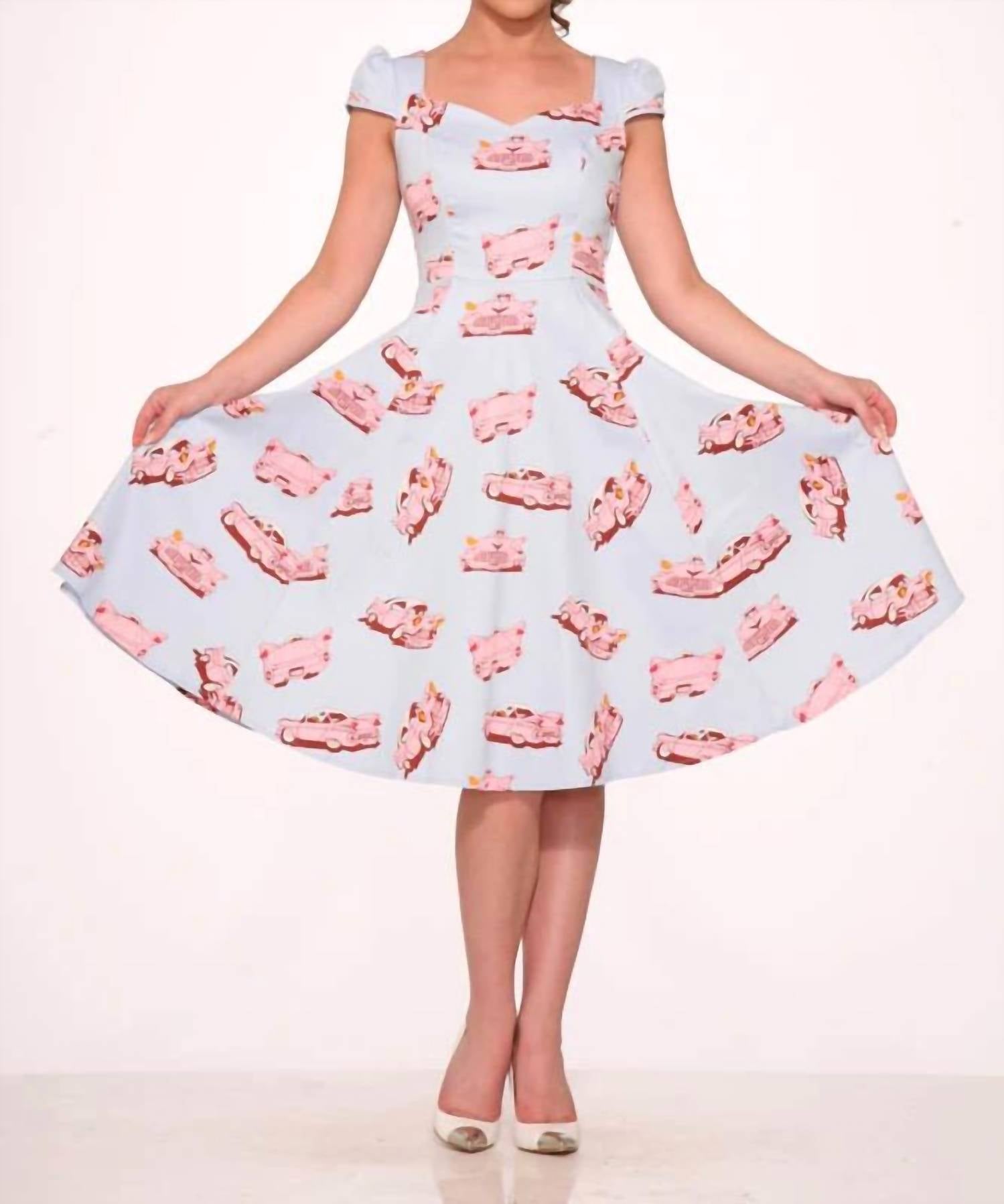 Orchid Bloom - Car Hop Swing Dress