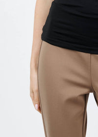 PEACE of CLOTH Annie Paramount Knit Pants in mocha - women's pants - view 4