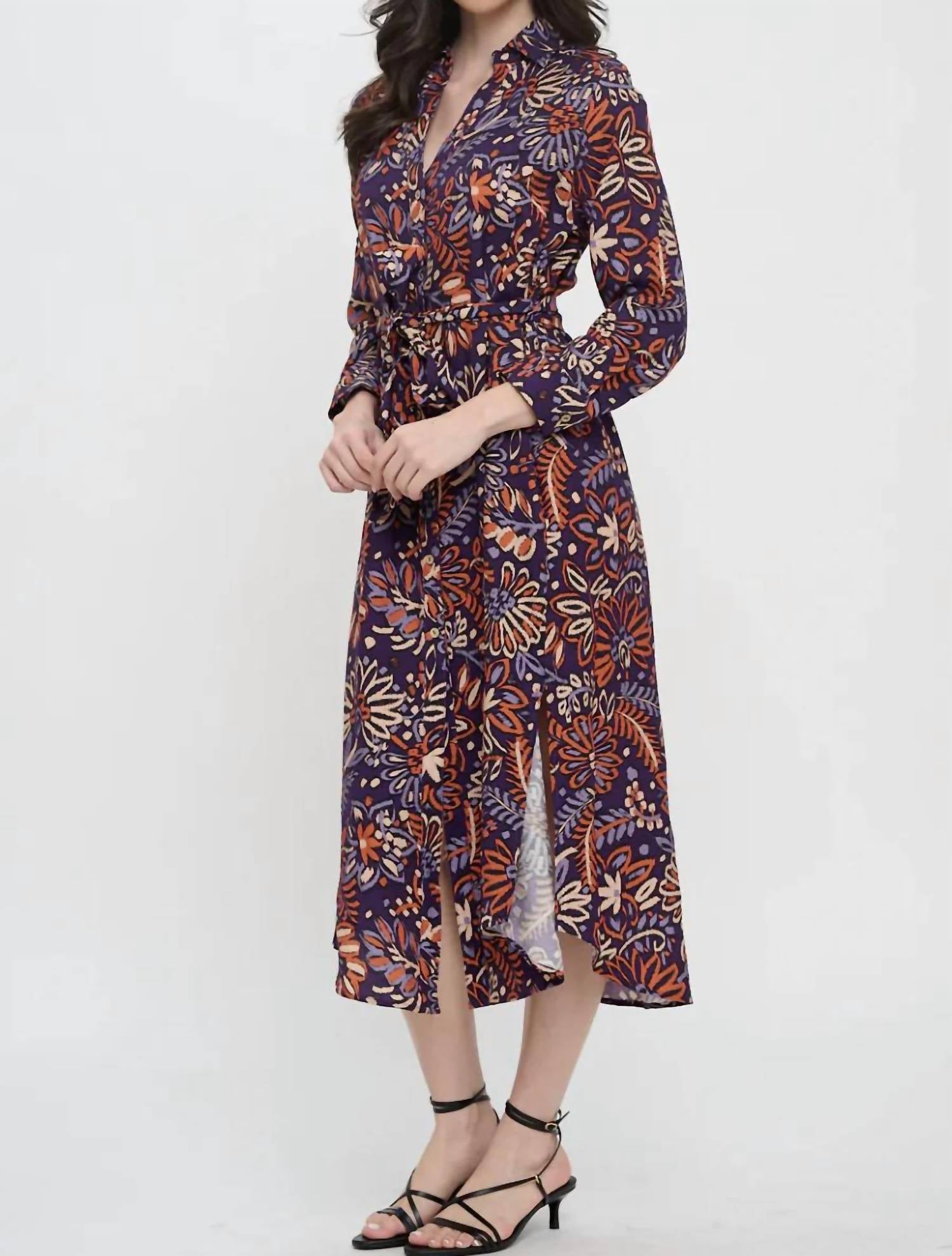 Meet Me In Santorini - Winter Odyssey Maxi Dress
