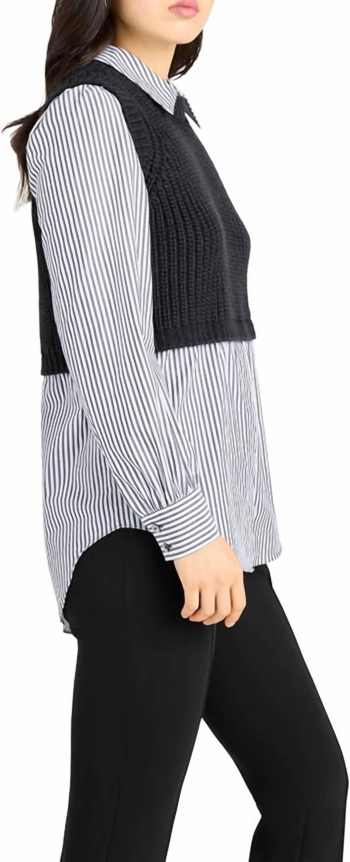 Cinq A Sept - Mara Shaker Pullover