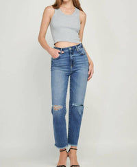 Hidden - Tracey High Rise Straight Leg Jeans