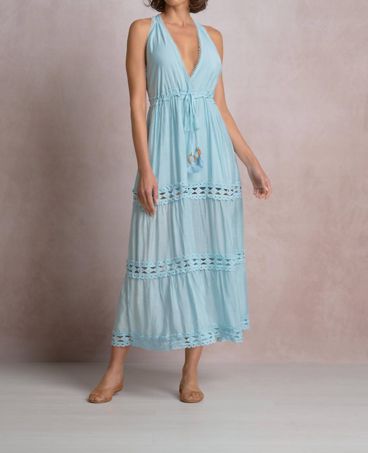 Elan - Halter Maxi Dress