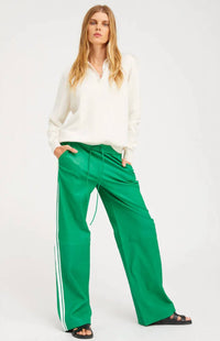 Sprwmn - Leather Baggy Athletic Pants