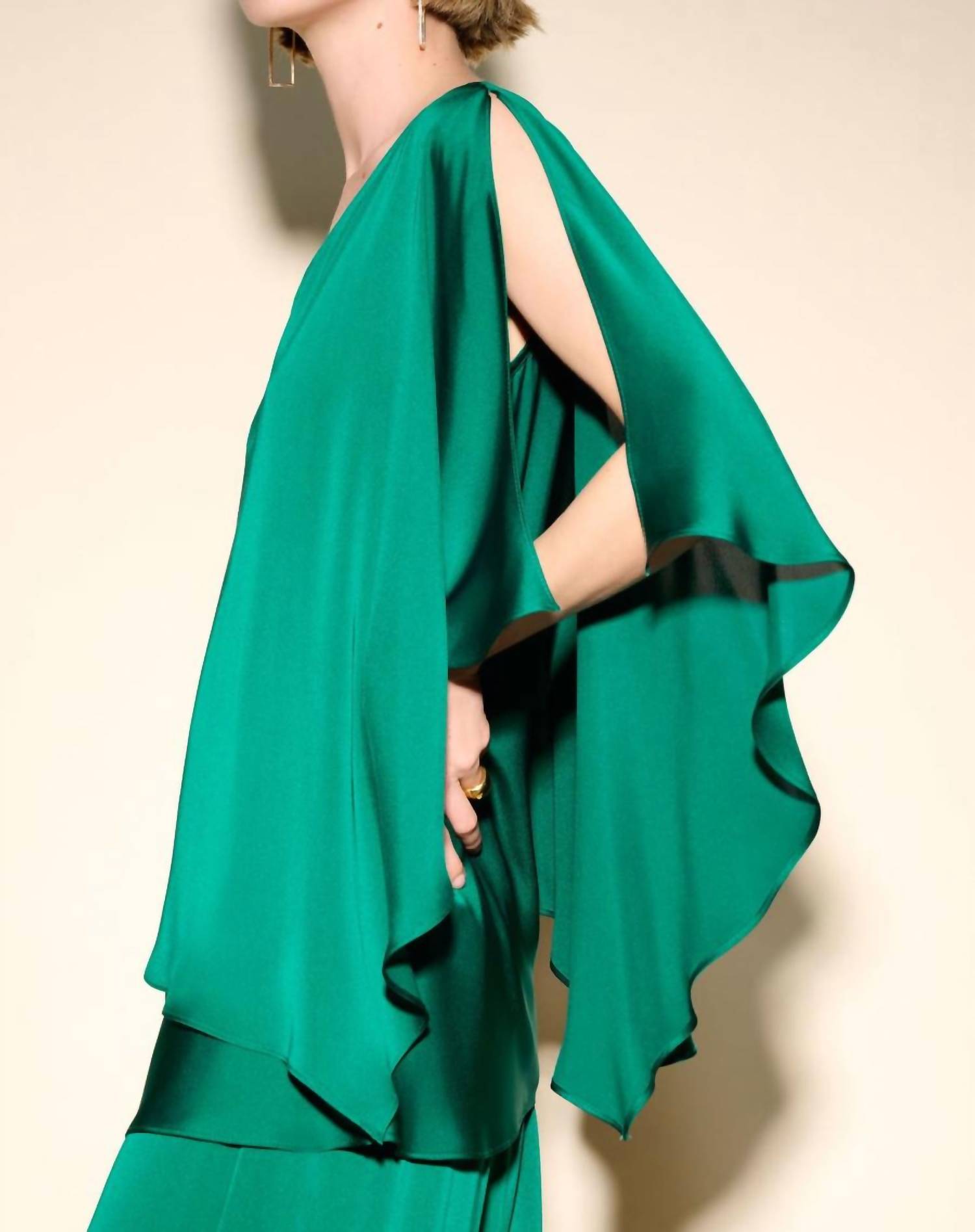 Joseph Ribkoff - Satin Cape Top