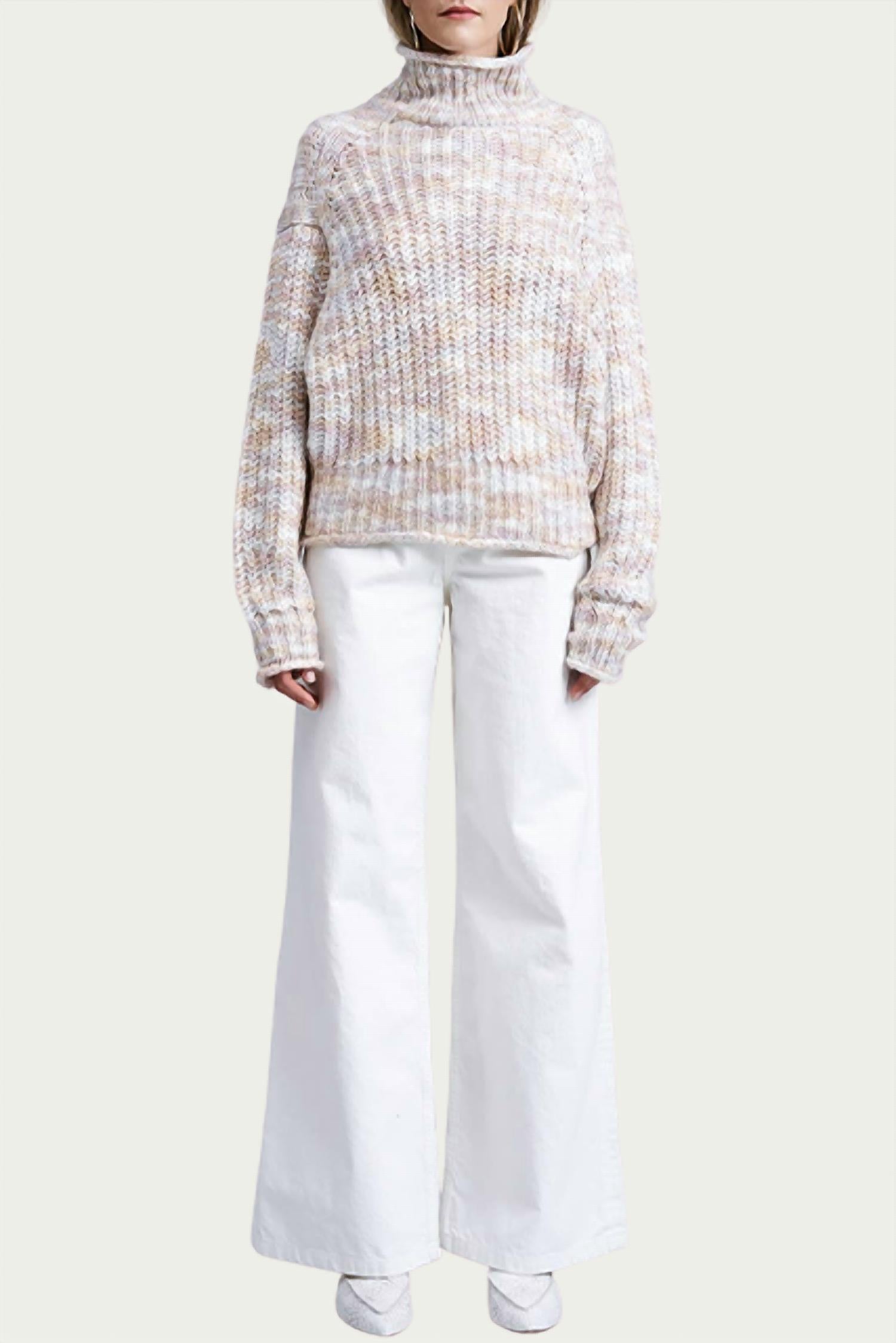 ROADE ROLLED NECK KNIT SWEATER