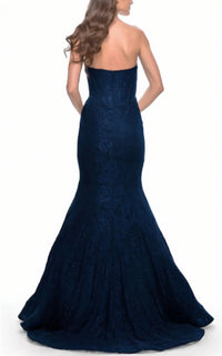 La Femme - Lace Mermaid Prom Dress