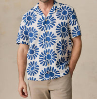 Faherty - Short-sleeve Linen Camp Shirt